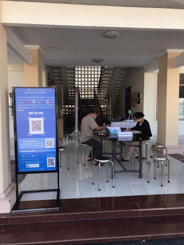 THÔNG BÁO: Về việc khai báo y tế điện tử tại Ủy ban nhân dân thị xã Trảng Bàng